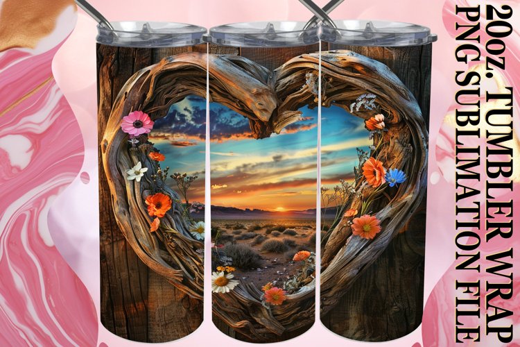 Woodland Wanderlust Tumbler Sublimation - Summer Serenity example image 1
