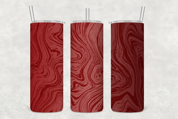 Brown Liquid Marble Tumbler Wrap Sublimation