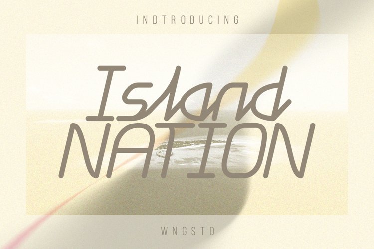 Island Nation - Beauty script sans typeface example image 1