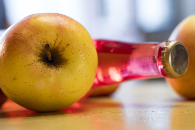 Cider and apples