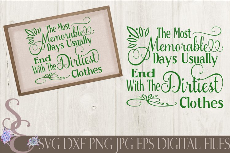 The Most Memorable Days The Dirtiest Clothes example image 1