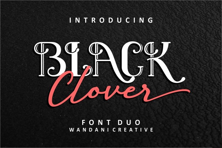 Black Clover Font Duo example image 1