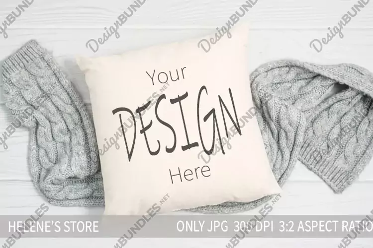 Pillow mockup |Cushion mockup| Christmas mockup | jpeg