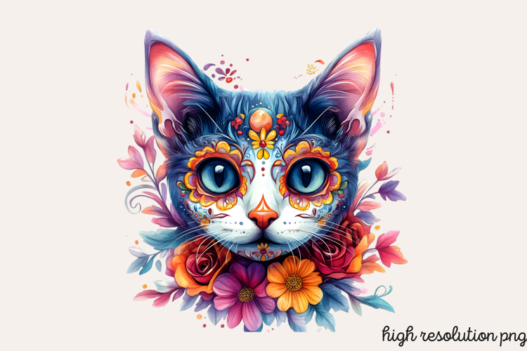 Da de Los Muertos Animals PNG