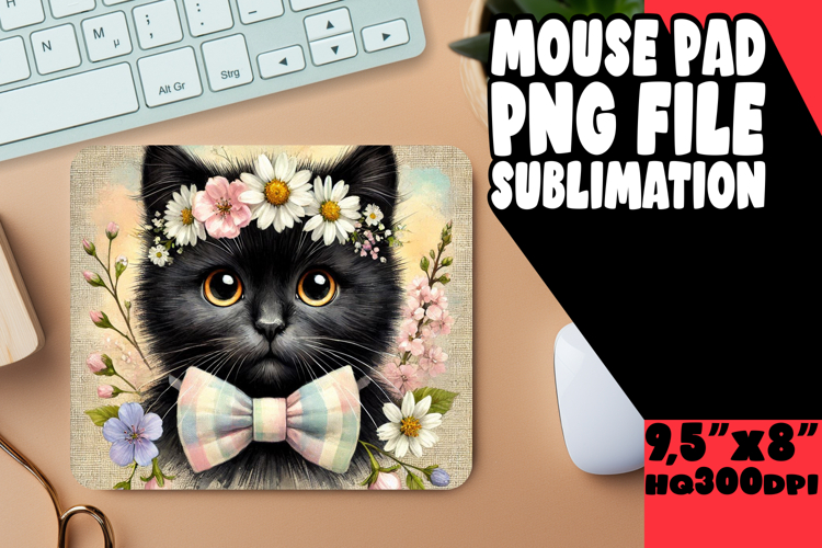 CHEERFUL desk MAT Artistic Magic, Cute Cat