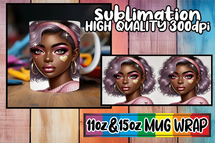 Dreamy vibes 11oz 15oz sublimation wrap, Love Girl