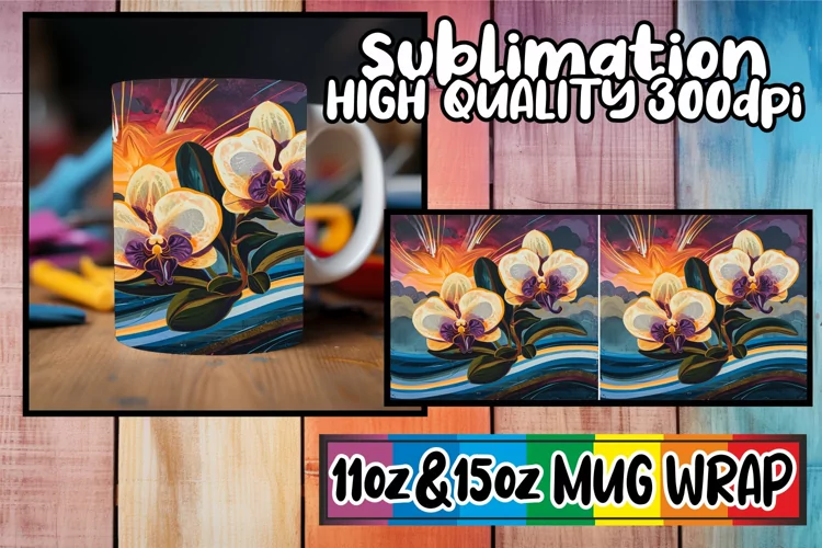 Spring Retro Garden Party: Mug Wrap Sublimation