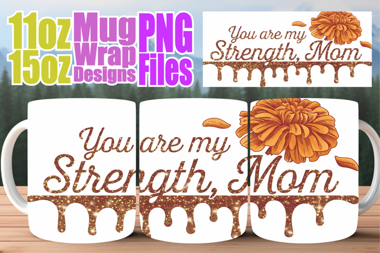 Heartfelt mornings 11oz 15oz sublimation wrap, Mother's Day
