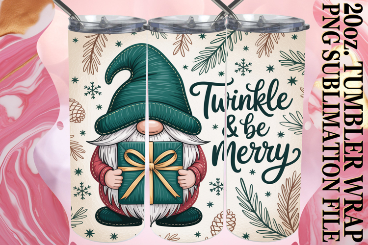 Christmas Tumbler Wrap Image 13