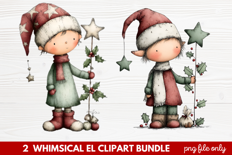 Cute Elf Clipart Image 2
