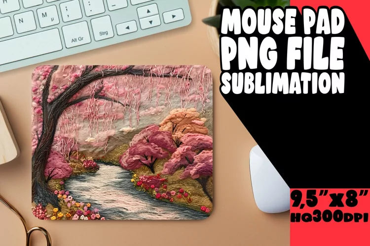 Gorgeous 3D Summer Mouse Pad