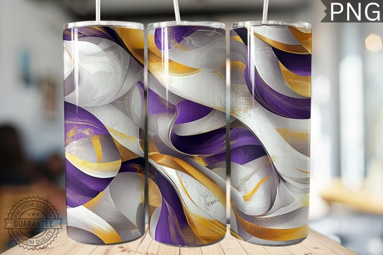 Abstract Pattern Tumbler Warp - High Quality 300 Dpi