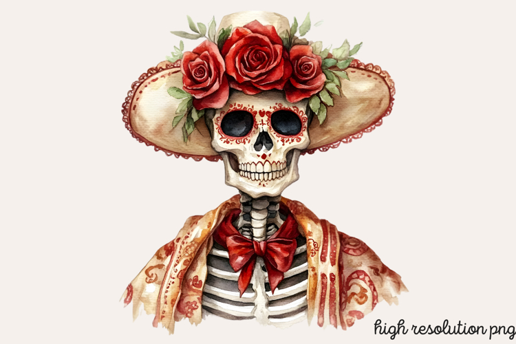 Da de Los Muertos Sublimation PNG