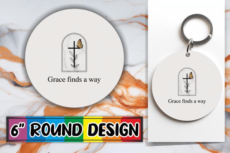 Radiant Round Designs for Gifts, Religious