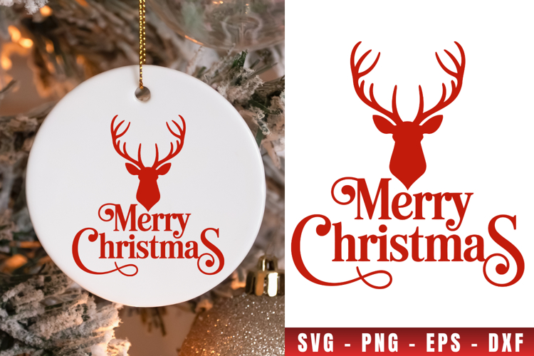 Merry Christmas Tree Svg Image 17