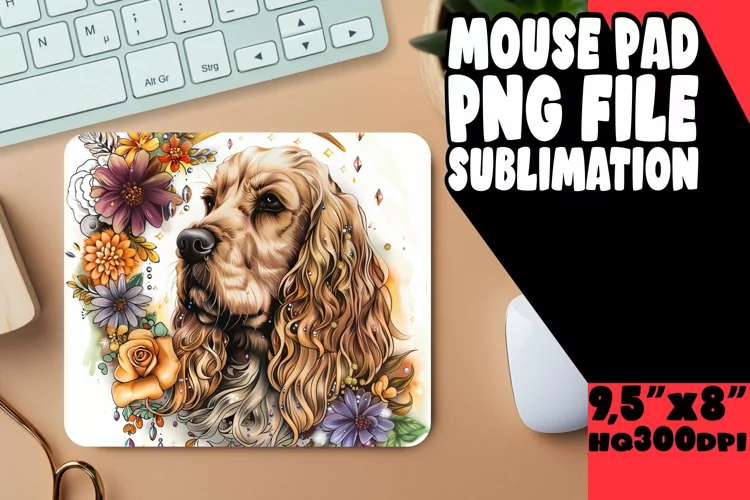 Doggie Delights: Watercolor Mouse Pad