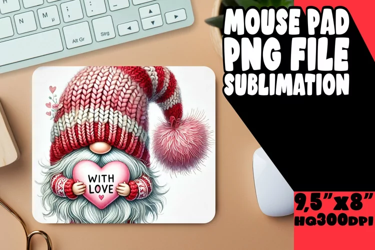 Luminous mouse PAD Artistic Style, Gnomes