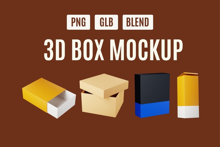 Product Box Display Set 03
