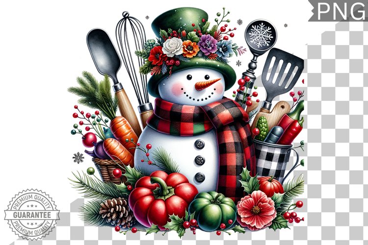 Christmas Snowman Clipart