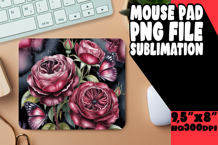 BLISSFUL MOUSE MAT FUN IDEAS, Flowers example image 1