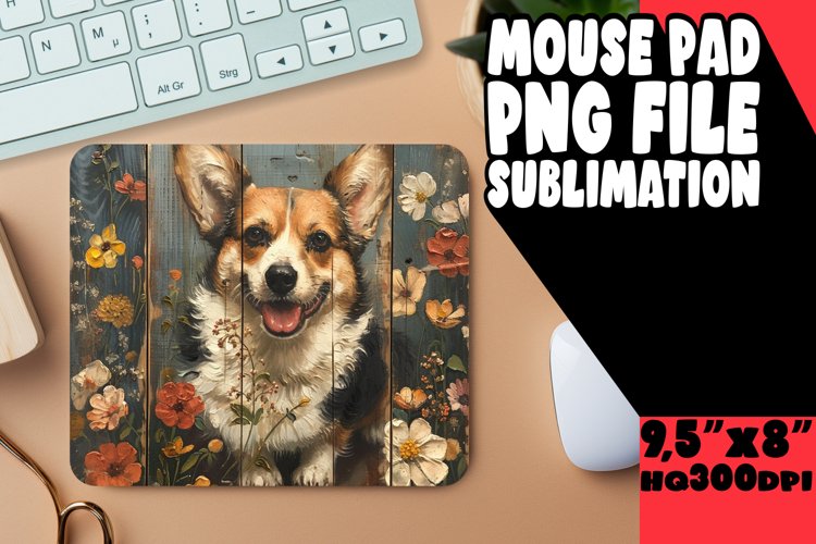 Holiday Dog Sublimation Desk Pad example image 1