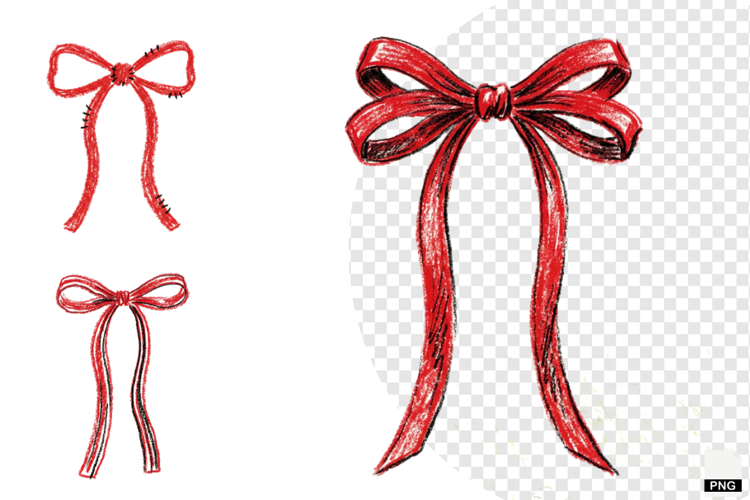 Winter Coquette Elements Clipart