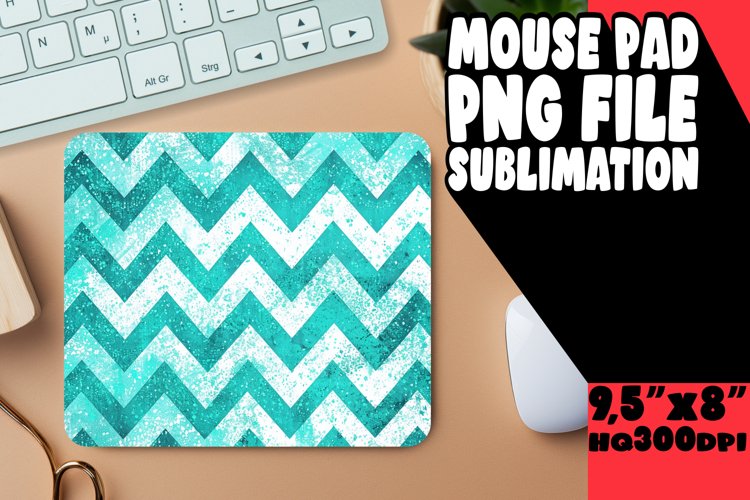 Sparkly Colorful Stripe Mouse Pad example image 1