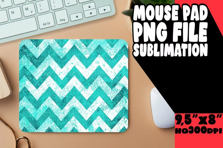 Sparkly Colorful Stripe Mouse Pad