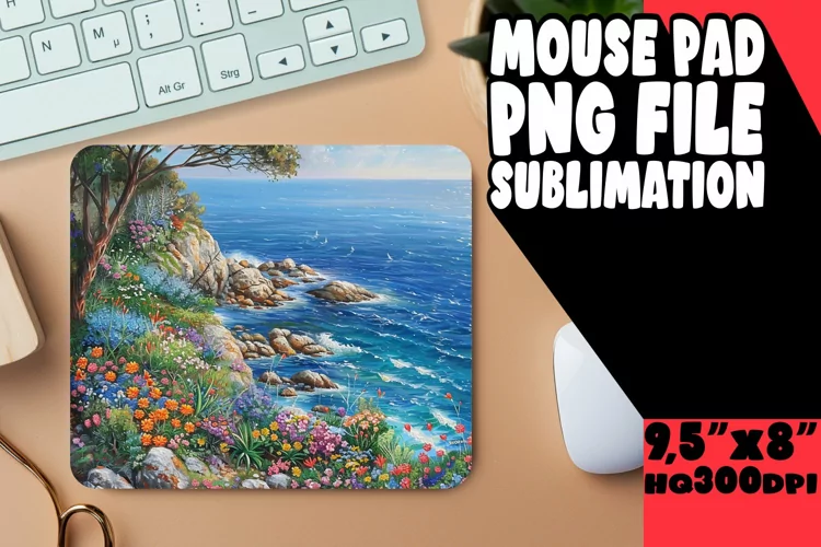 Tranquil Beauty Mouse Pad Sublimation