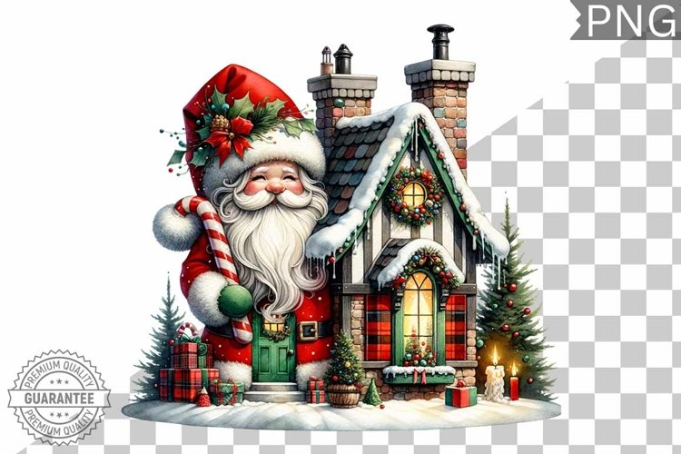Santa Christmas Clipart Image 18
