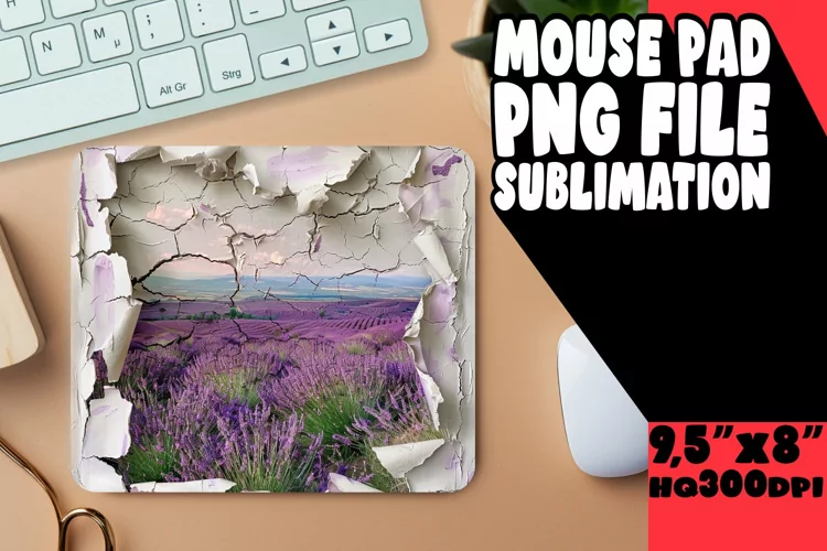 Ocean Serenade 3D Mousepad Art Sublime Nature