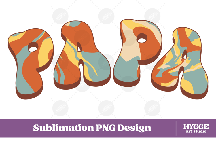 papa Png Retro Retro Mothers Day Mom Sublimation