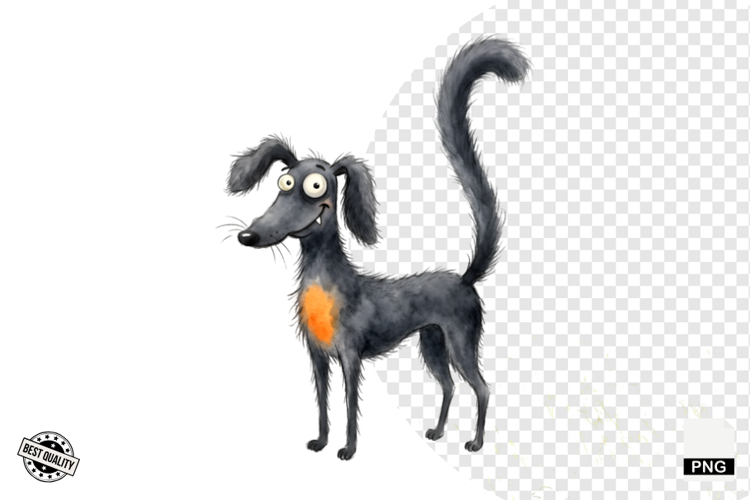 Quirky Zombie Dogs Clipart