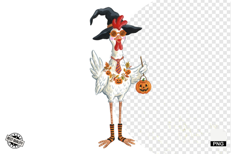 Halloween Chicken Clipart