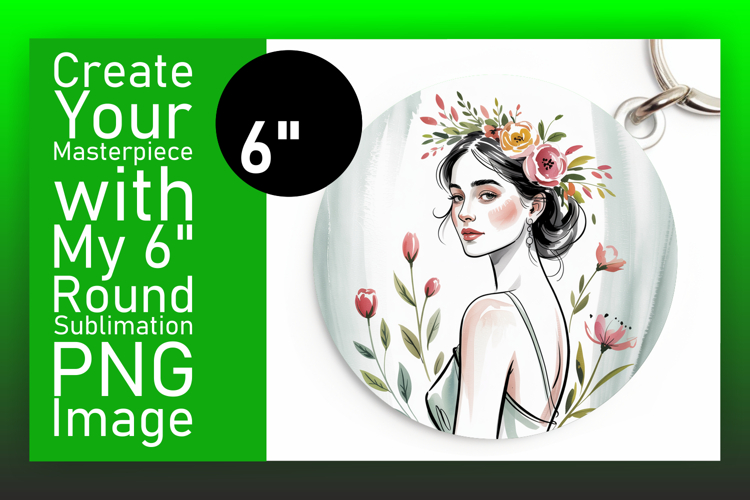 Lovely Round Design for Car Coasters , Beauty Woman