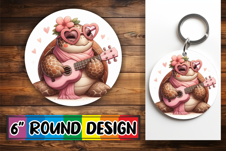 Joyful Circle Designs Sublimation, Turtle
