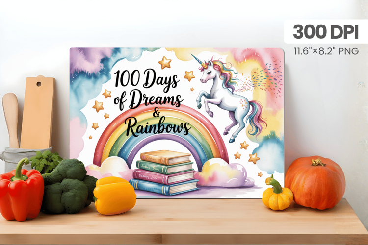 100 days of school Cutting Board PNG Design, Teacher PNG