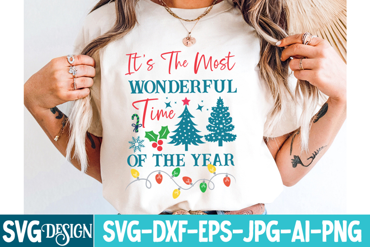It’s the most Wonderful time of The Year SVG Design