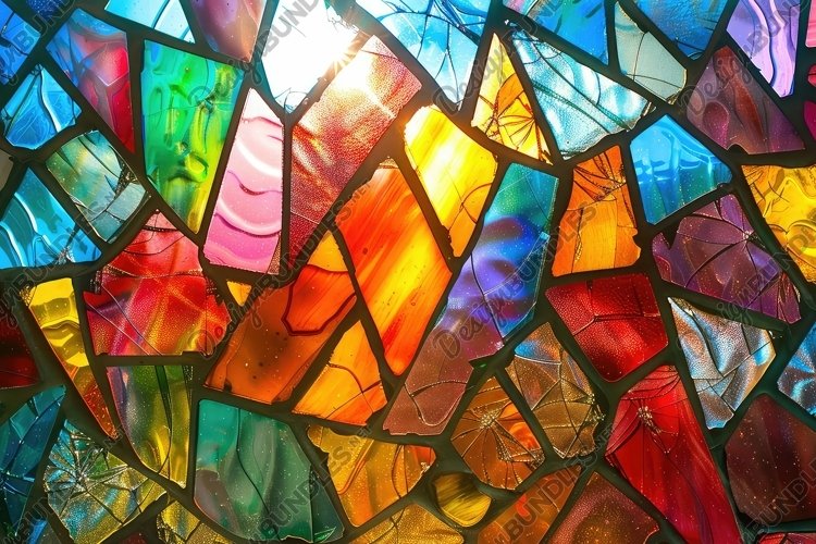 Stained Glass Texture Image 21