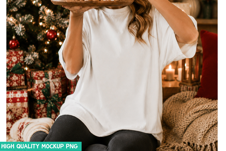 White Oversized T-Shirt Mockup,Shirt Mockup,Mockup