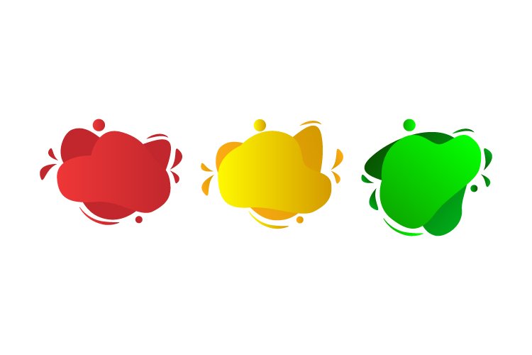 Modern Set of Abstract Banner Design