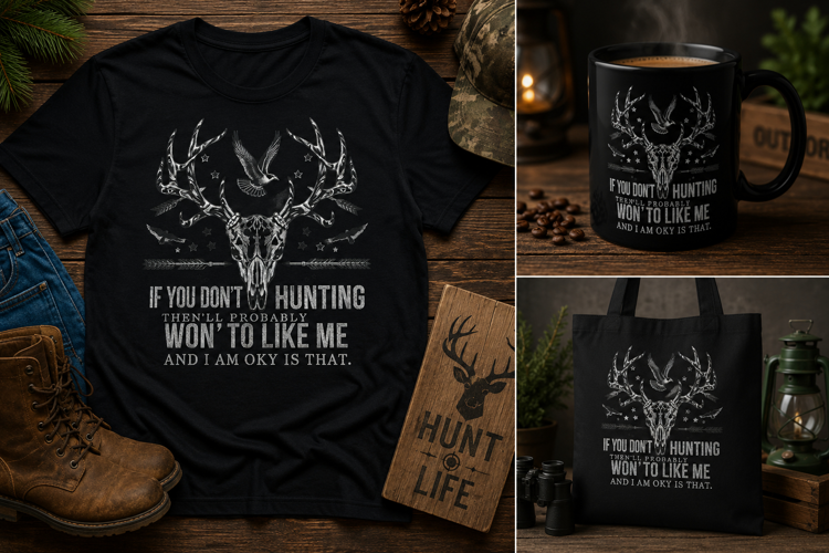 If You Don’t Hunt, You Won’t Like Me Hunting PNG