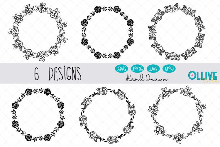Floral Wreath Svg Image 2