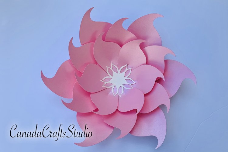 Giant Paper flower Template 15