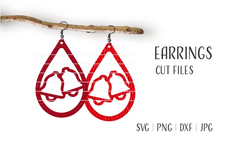 Download Christmas Bells Earrings Svg Earrings Template 1094174 Cut Files Design Bundles