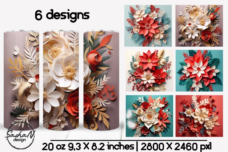 Christmas Tumbler Wrap Image 3