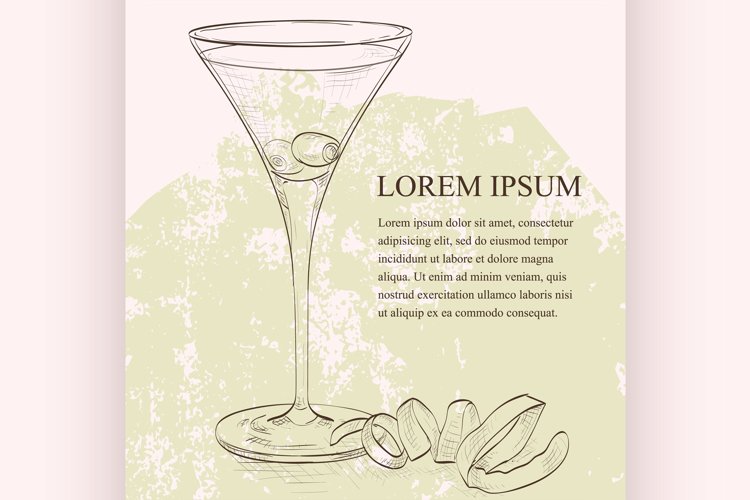 Martini Clipart Image 12