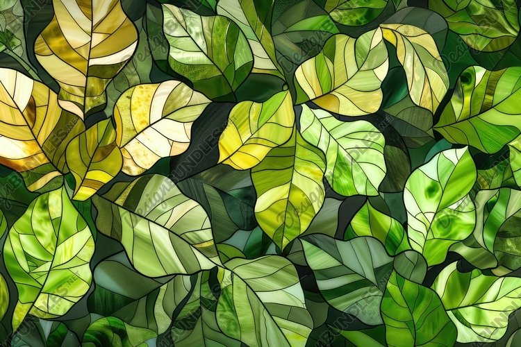 Stained Glass Texture Image 16