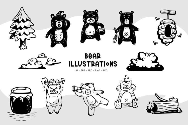 Bear Illustrations example image 1