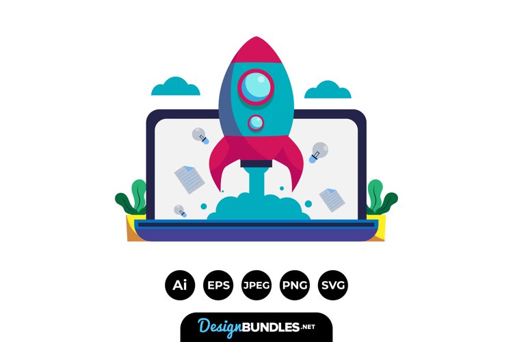 Rocket Clipart Image 21